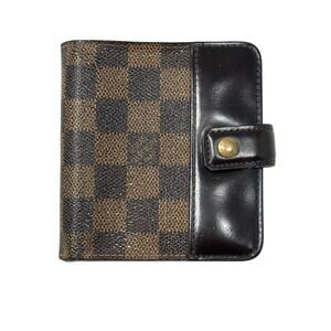 Louis Vuitton LV Damier Ebene Compact Zippy Wallet